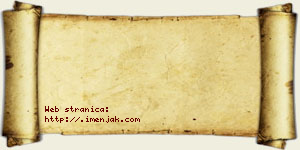 Živka Egerić vizit kartica